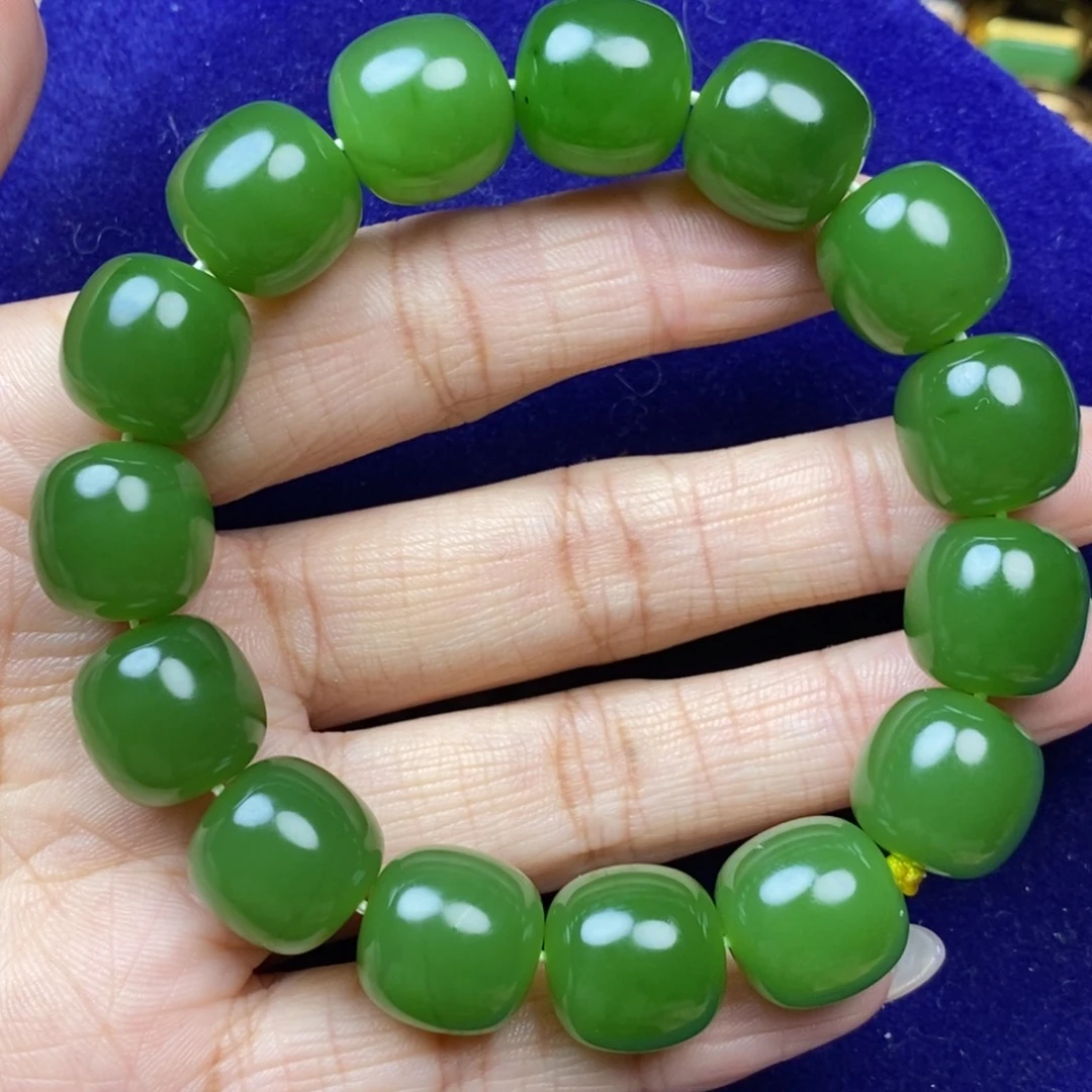 ****者和田玉未镶嵌手串