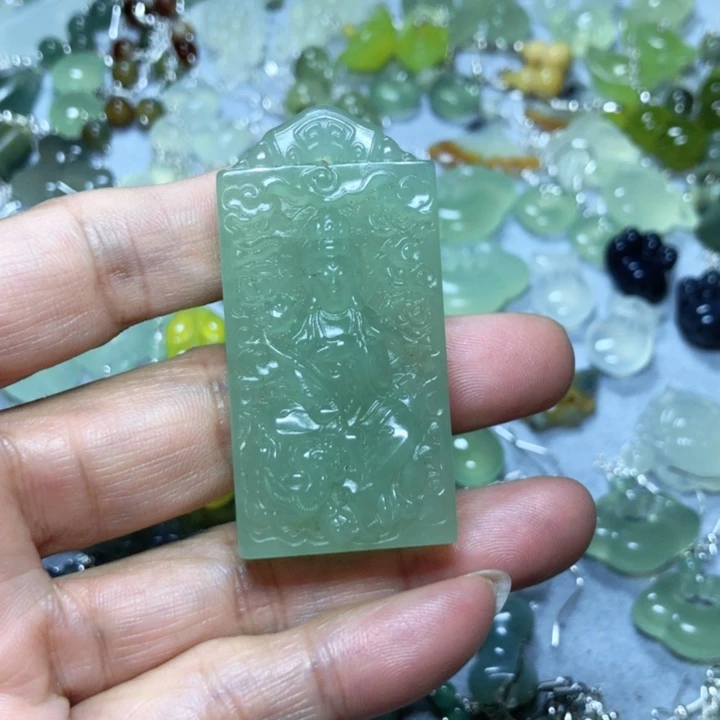 【闪购商品】蛇纹石玉挂件未镶嵌