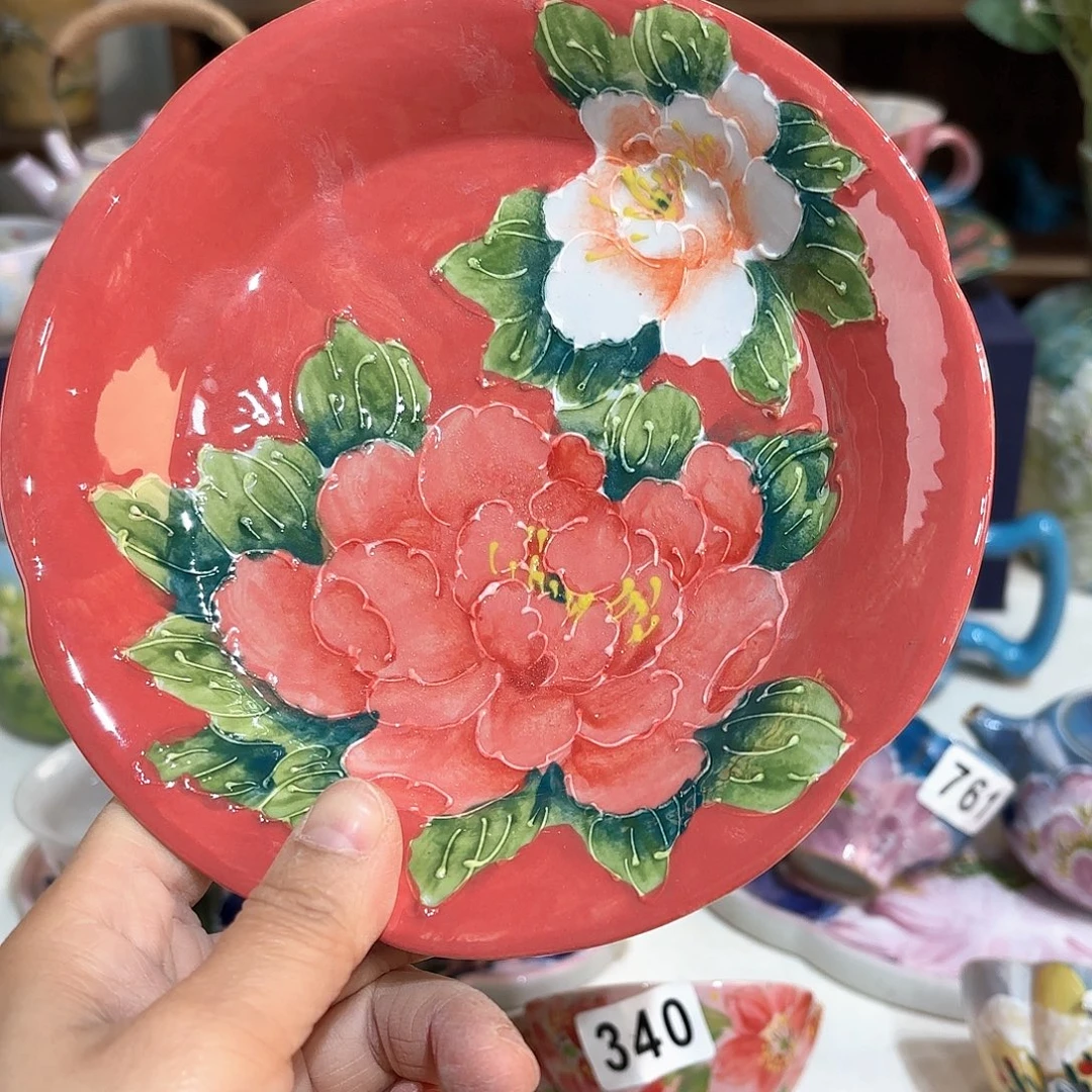 景德镇手绘高温釉下彩陶瓷茶具