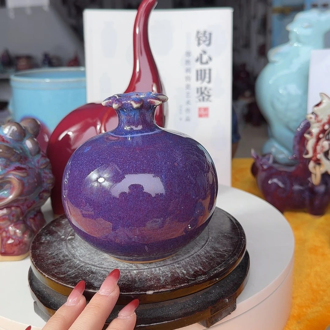 陶摆件郑家钧窑摆件