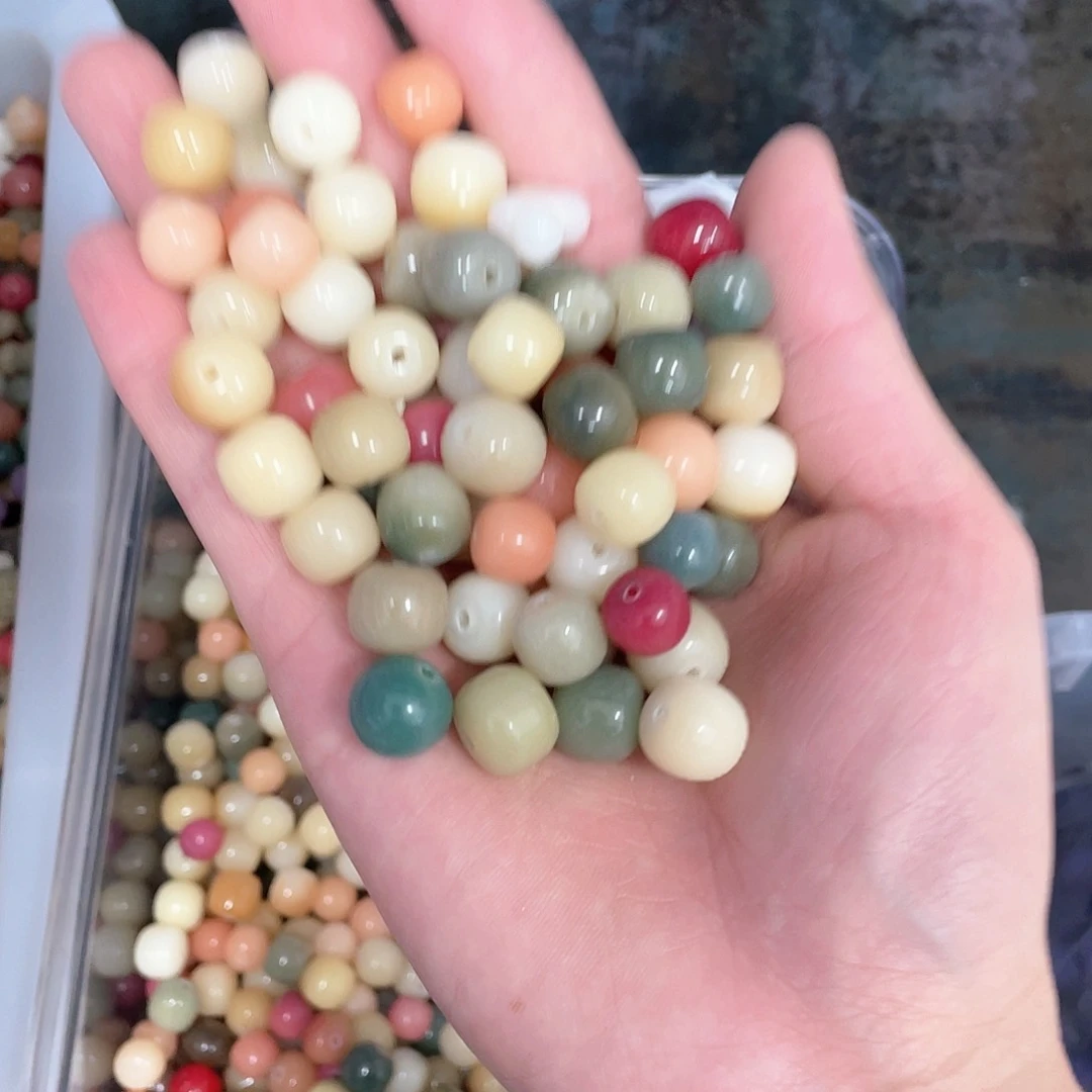 白玉菩提吊坠z10-13mm 260 混珠瑕不售后