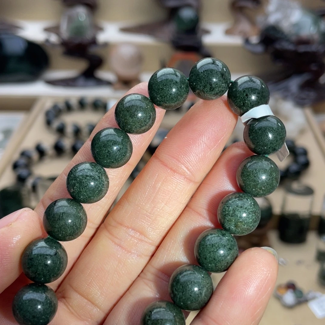 手链水晶未镶嵌绿幽灵满盆手串