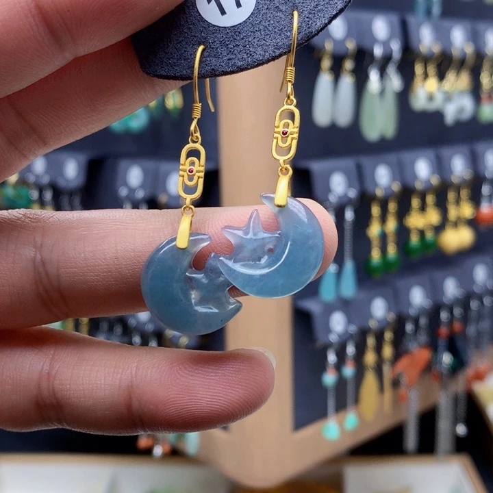 未镶嵌翡翠耳饰耳饰