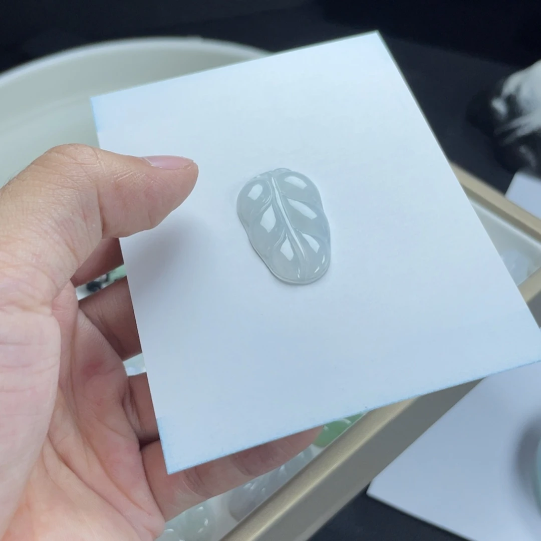 ༊***࿐颈饰未镶嵌翡翠叶子