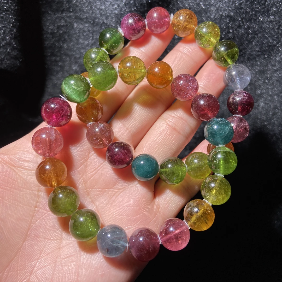 【星浩珠宝】碧玺手串1-7T92K263【多样性发一件】11mm+