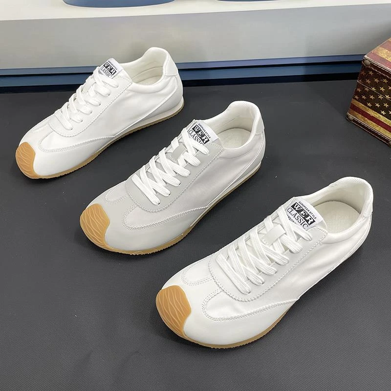 小丑鞋男2025春季潮流复古休闲阿甘鞋子时尚低帮鞋潮牌百搭德训鞋