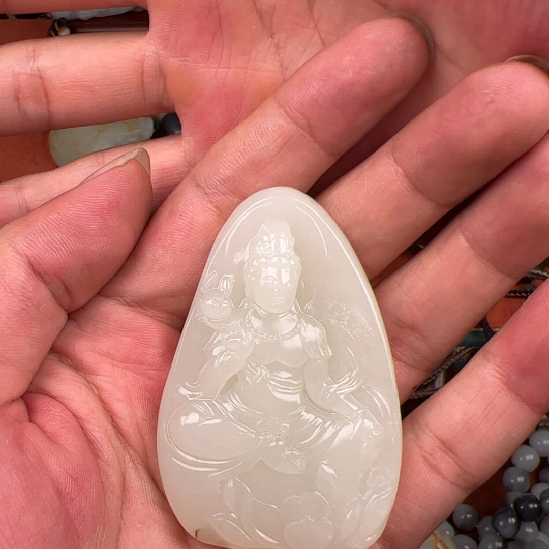 未镶嵌和田玉挂件晓*