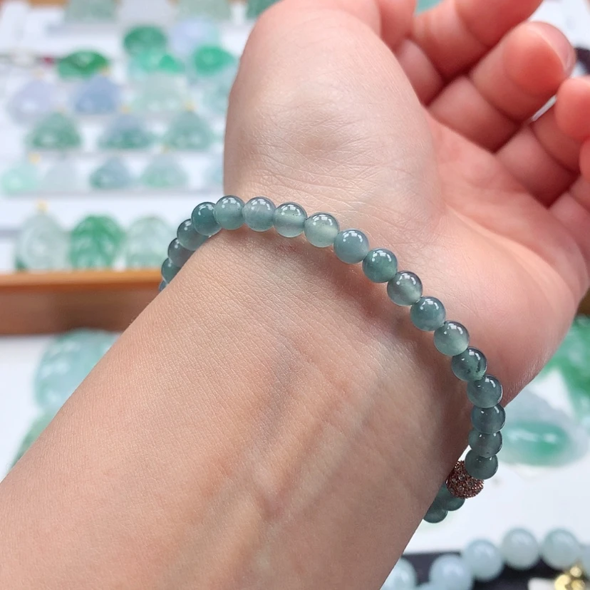 【闪购商品】翡翠手链未镶嵌天然翡翠手串