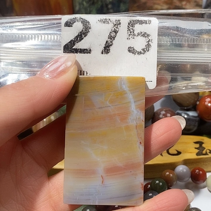 硅化玉未镶嵌天然北票树化玉吊坠