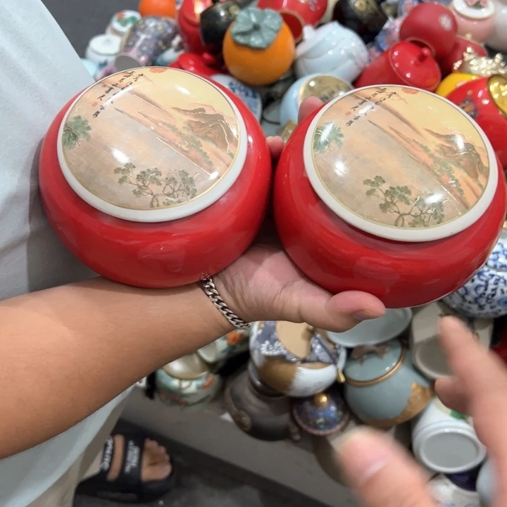 瑕疵福利品陶瓷茶叶罐