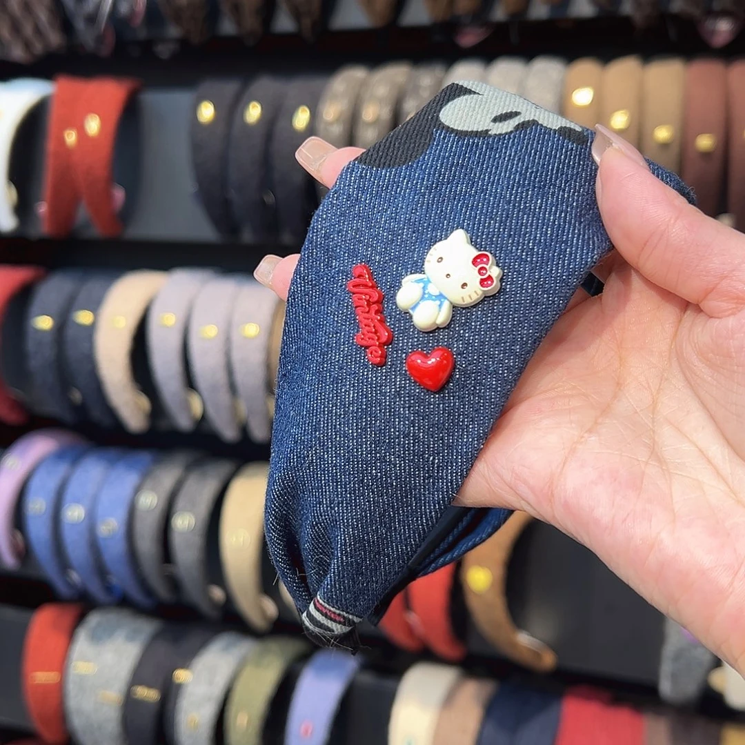 布艺铁合金牛仔发箍