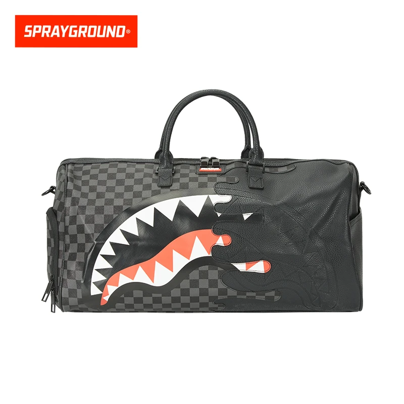 SPRAYGROUND 鲨鱼嘴拼色手提包大容量潮牌 XB W1115501