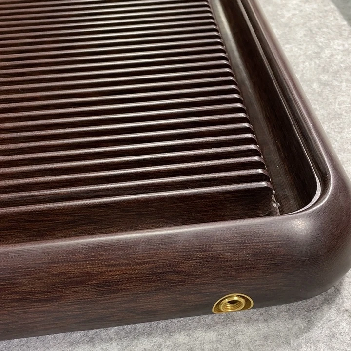 【闪购商品】栋****笑电木茶盘紫檀色60/40/5