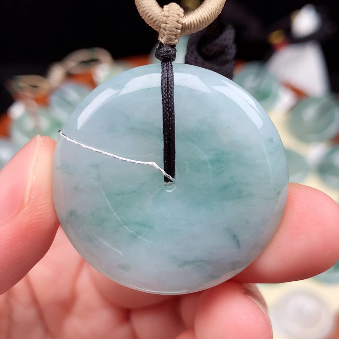 翡翠挂件未镶嵌34.8-5.9