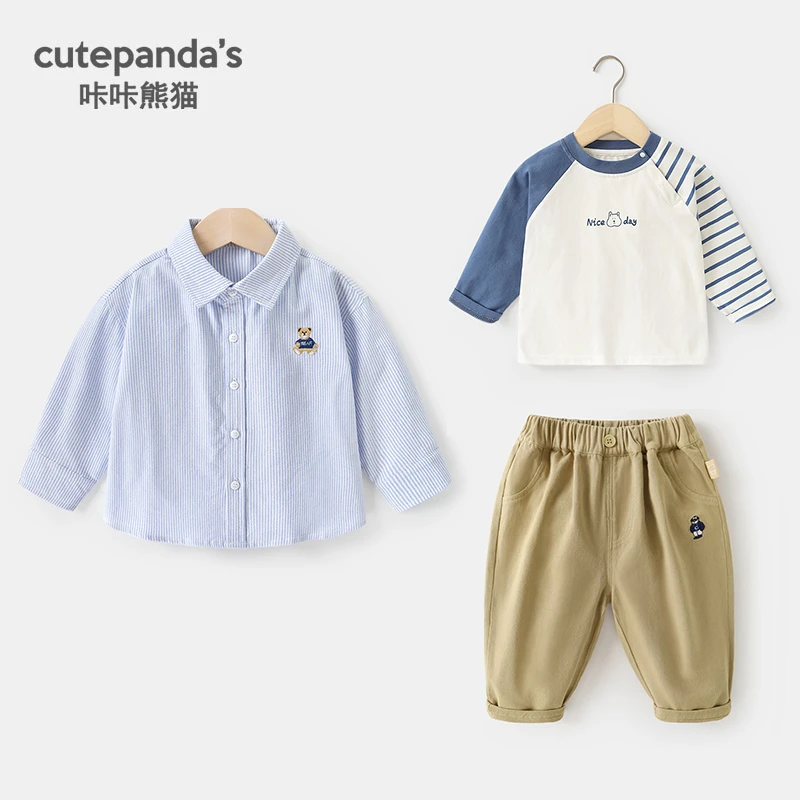 【春秋套】婴幼儿长袖T恤春秋秋装新生儿男女长袖t恤男童