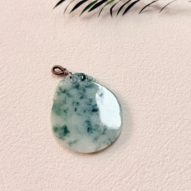 【六六中古】孤品复古翡翠吊坠ty3386