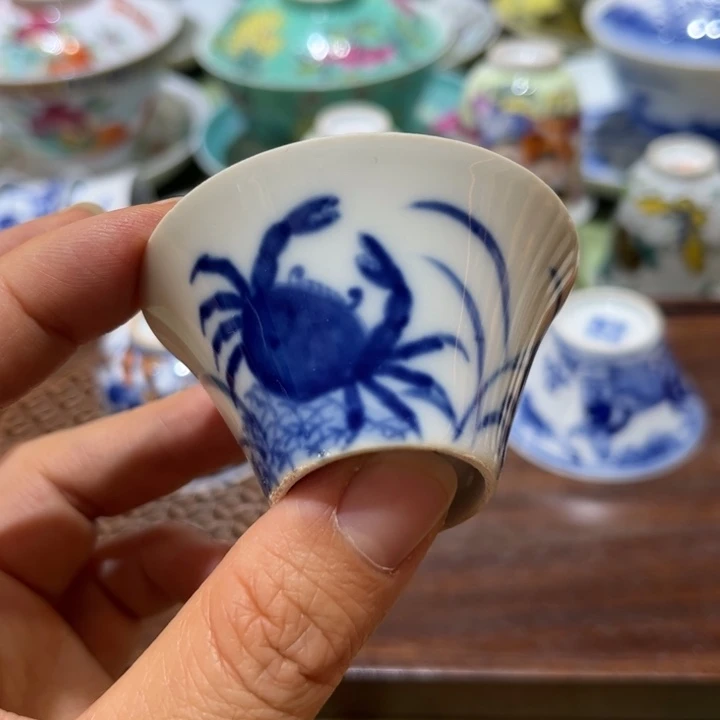 手绘茶杯盖碗陶瓷