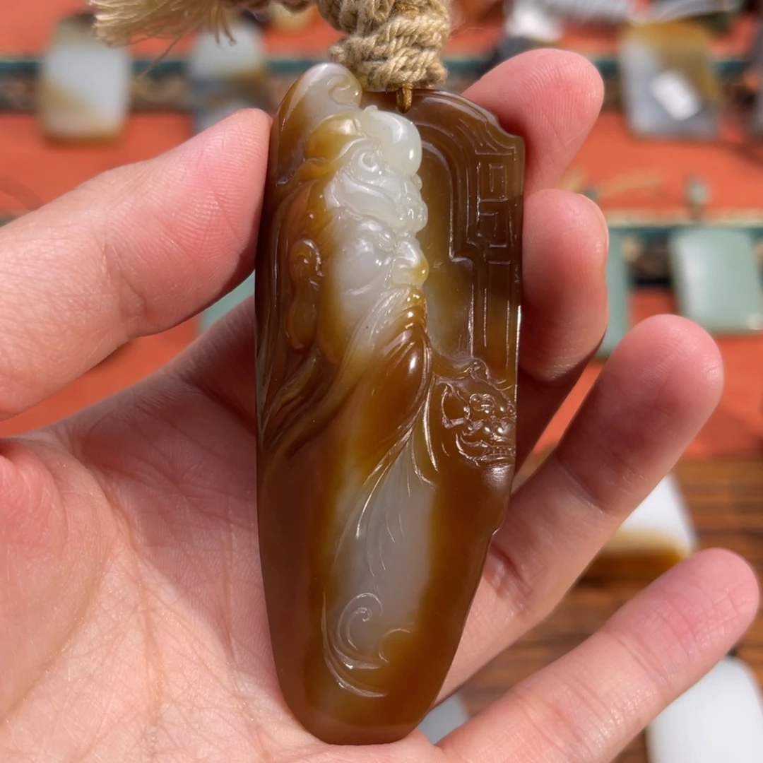 和田玉颈饰未镶嵌