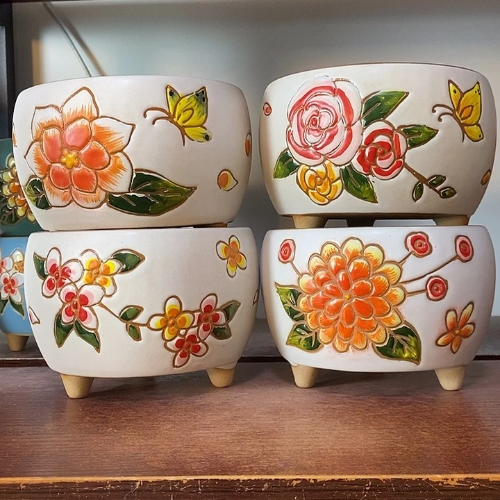 外13内11.5高10左右纯手工制作，一单包邮