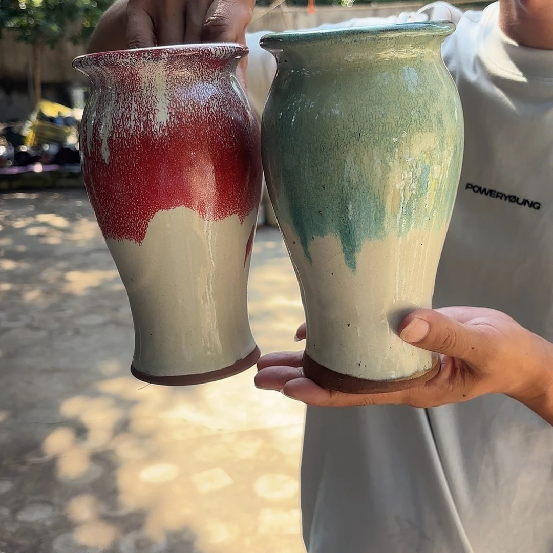 孤品捡漏两个口径10高度20