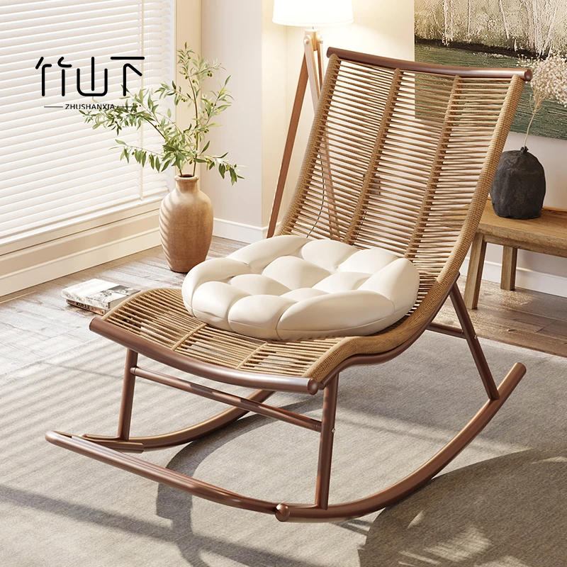 摇摇椅懒人可坐可躺可睡觉家用阳台简约休闲懒人椅大人专用逍遥椅