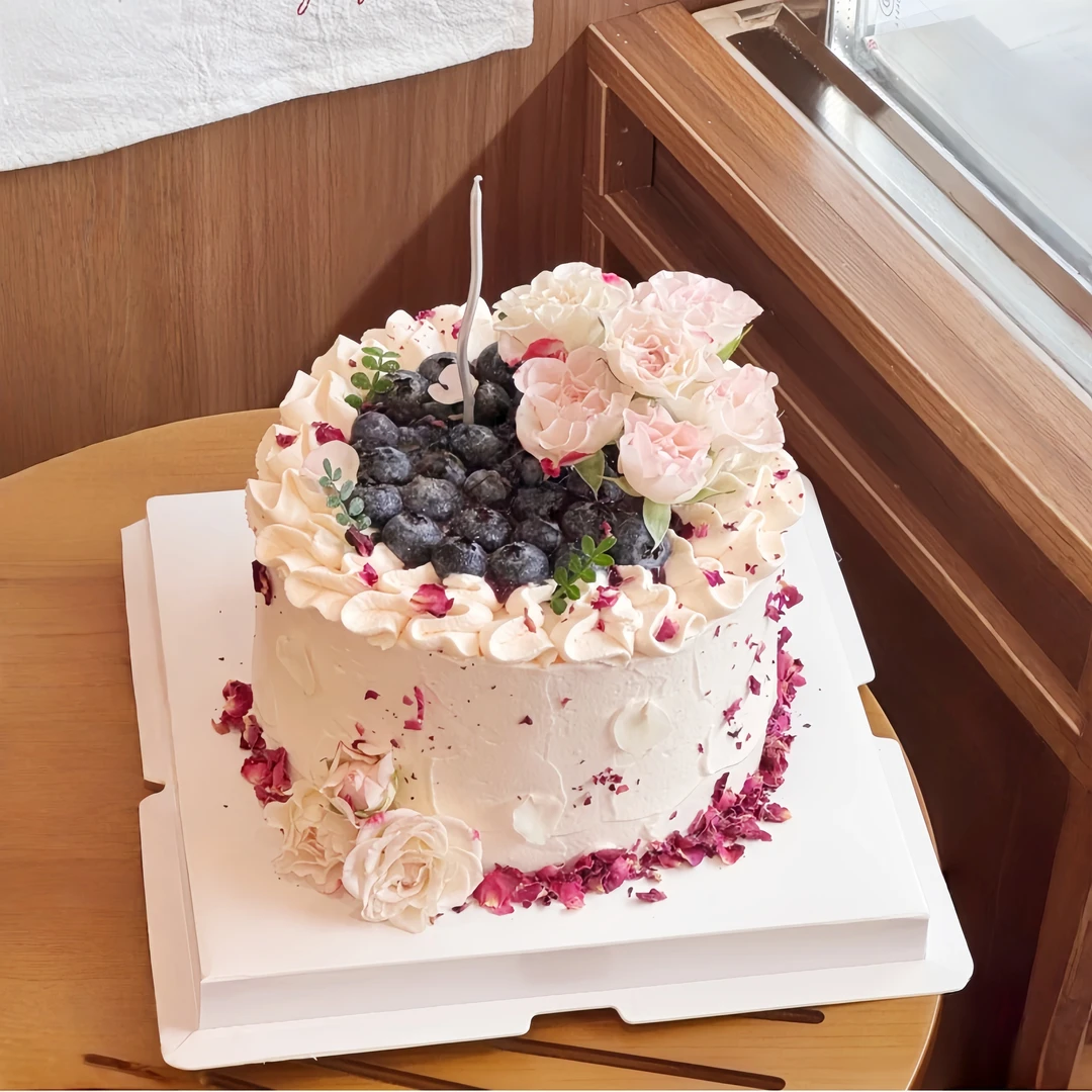 八喜冰淇淋夹心女神鲜花生日蛋糕全国同城配送送女友当天可达