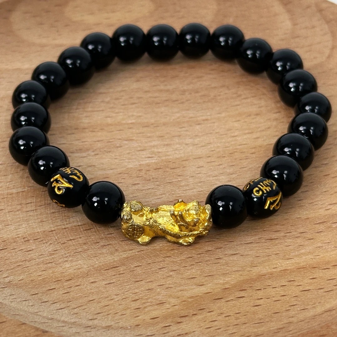 合金玻璃手链 传承古法貔貅手串男女同款DD