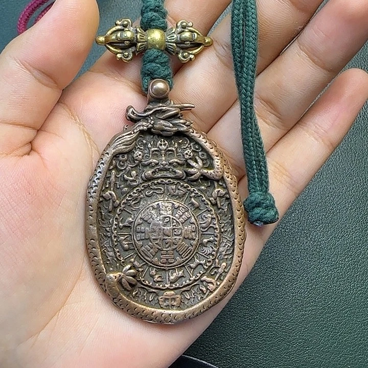 宝***哥铜铁合金类藏传工艺品九宫八卦