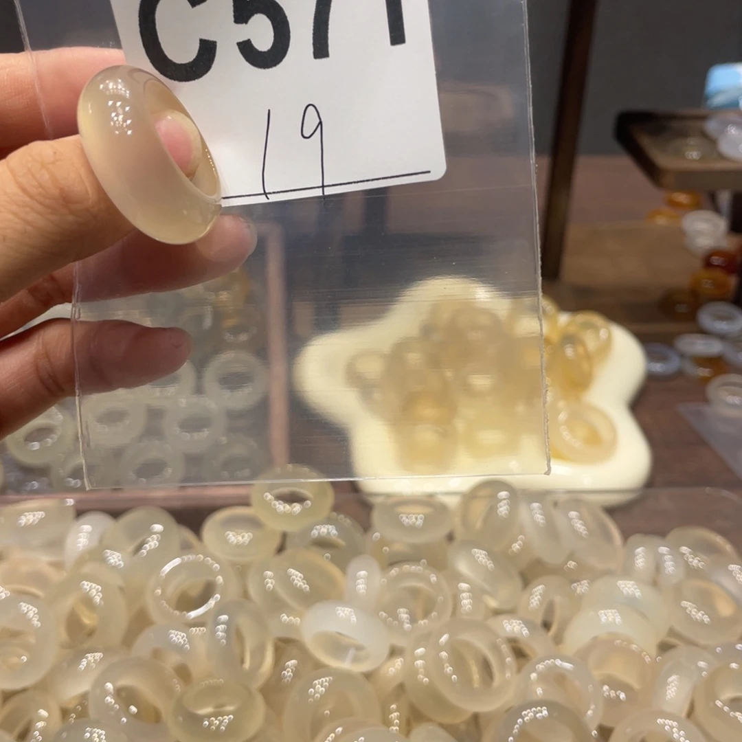 玛瑙/玉髓未镶嵌戒指571