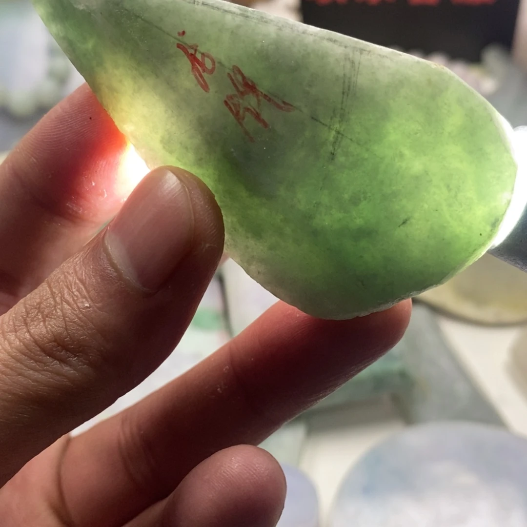 翡翠散珠天然缅甸翡翠a货20