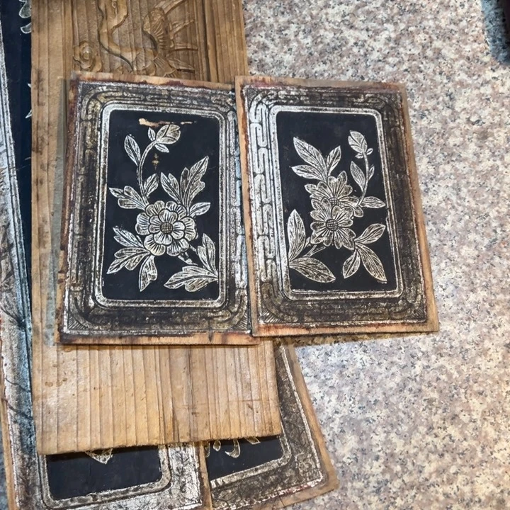 .***牙香榧木老木雕花板艺术