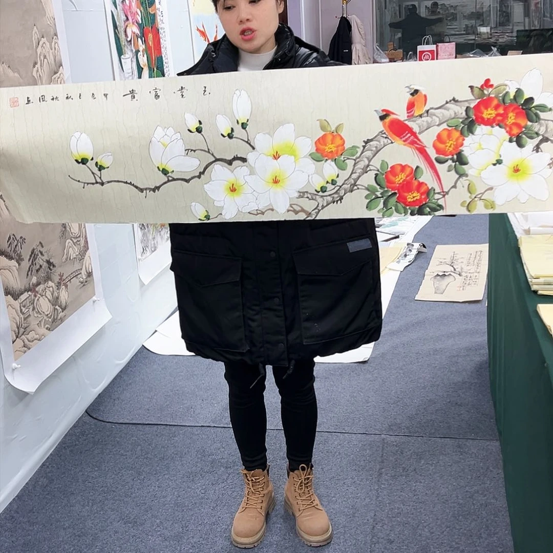 国画宣纸国画纯手绘作品