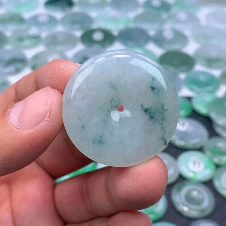 颈饰未镶嵌翡翠缅甸天然A货翡翠35-6.0