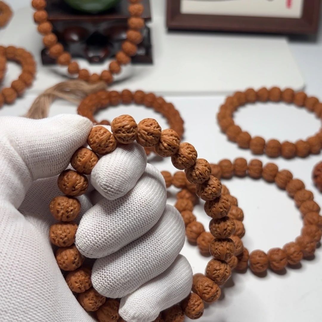 猴头核桃手串雕刻京八棱手串手串