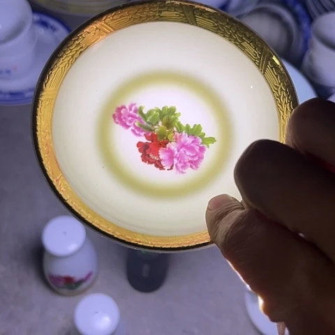 其他瓷4寸碟一个陶瓷