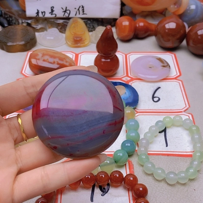【闪购商品】未镶嵌玛瑙/玉髓珠宝半成品万***盘