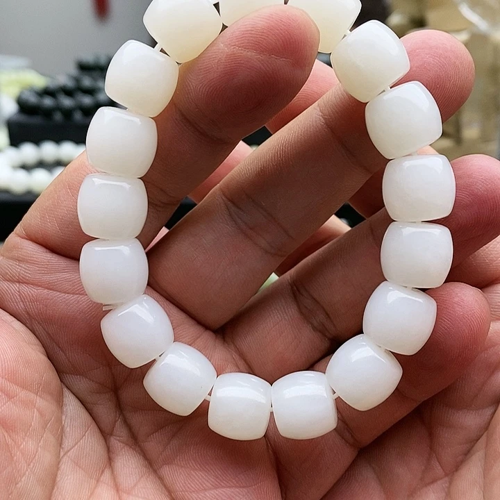 【闪购商品】未镶嵌手串和田玉12.8米达