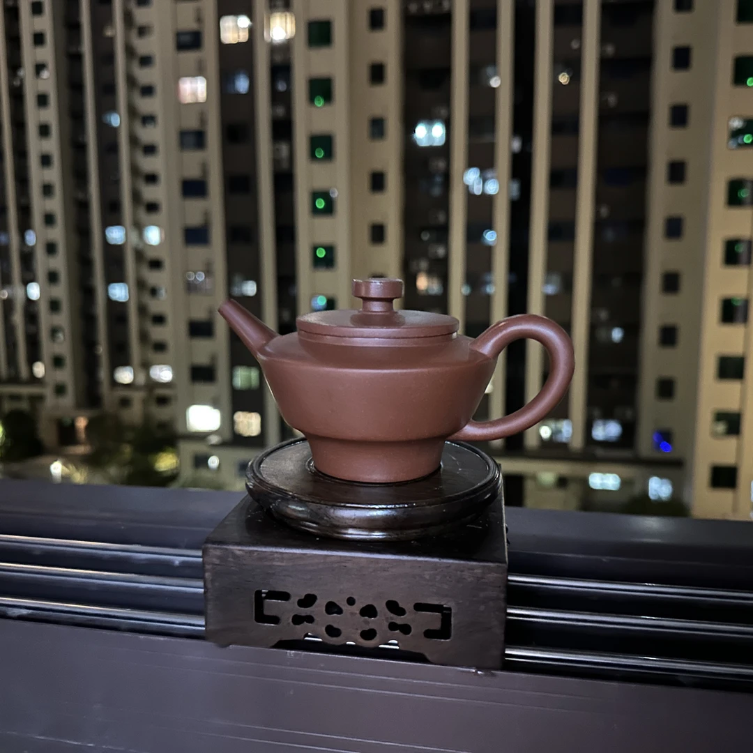 （海峡奇器）全手工紫泥原创云海壶一代240cc