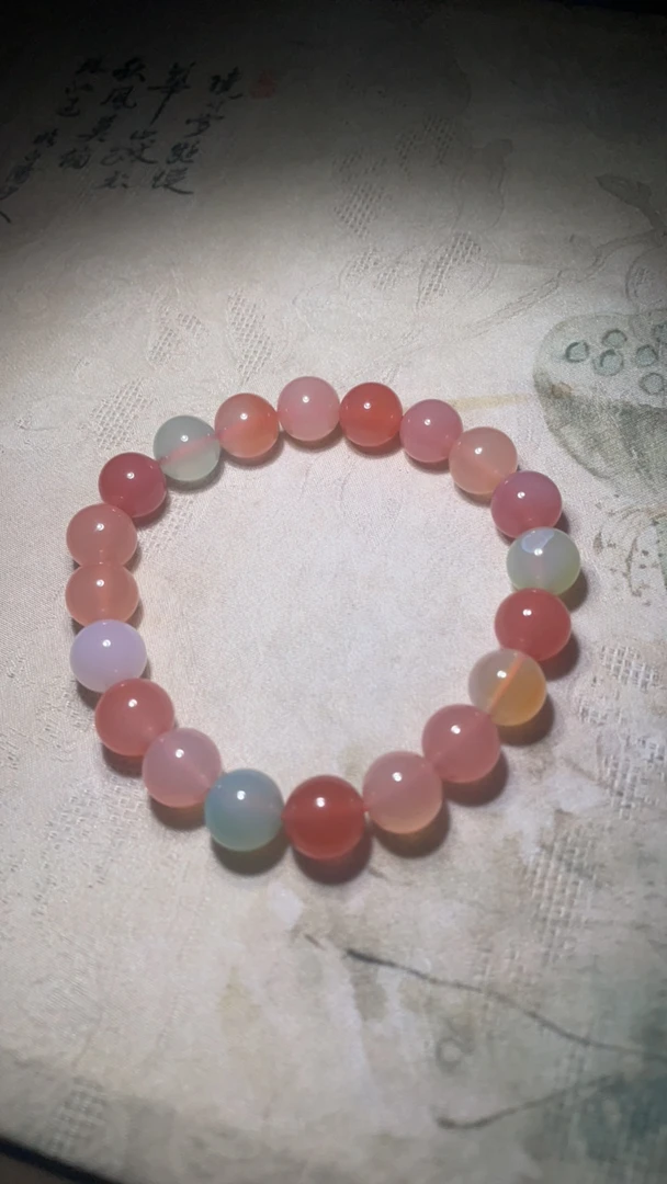 玛瑙手串时尚百搭彩色