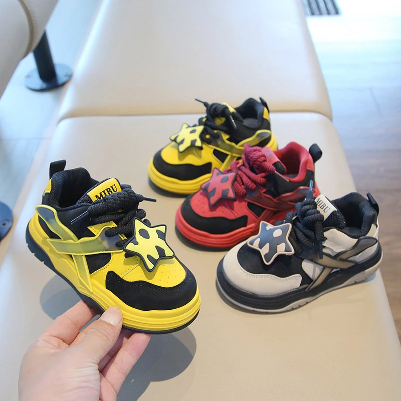 儿童运动鞋2025春秋新款男童休闲鞋轻便潮流女童板鞋软底宝宝鞋单