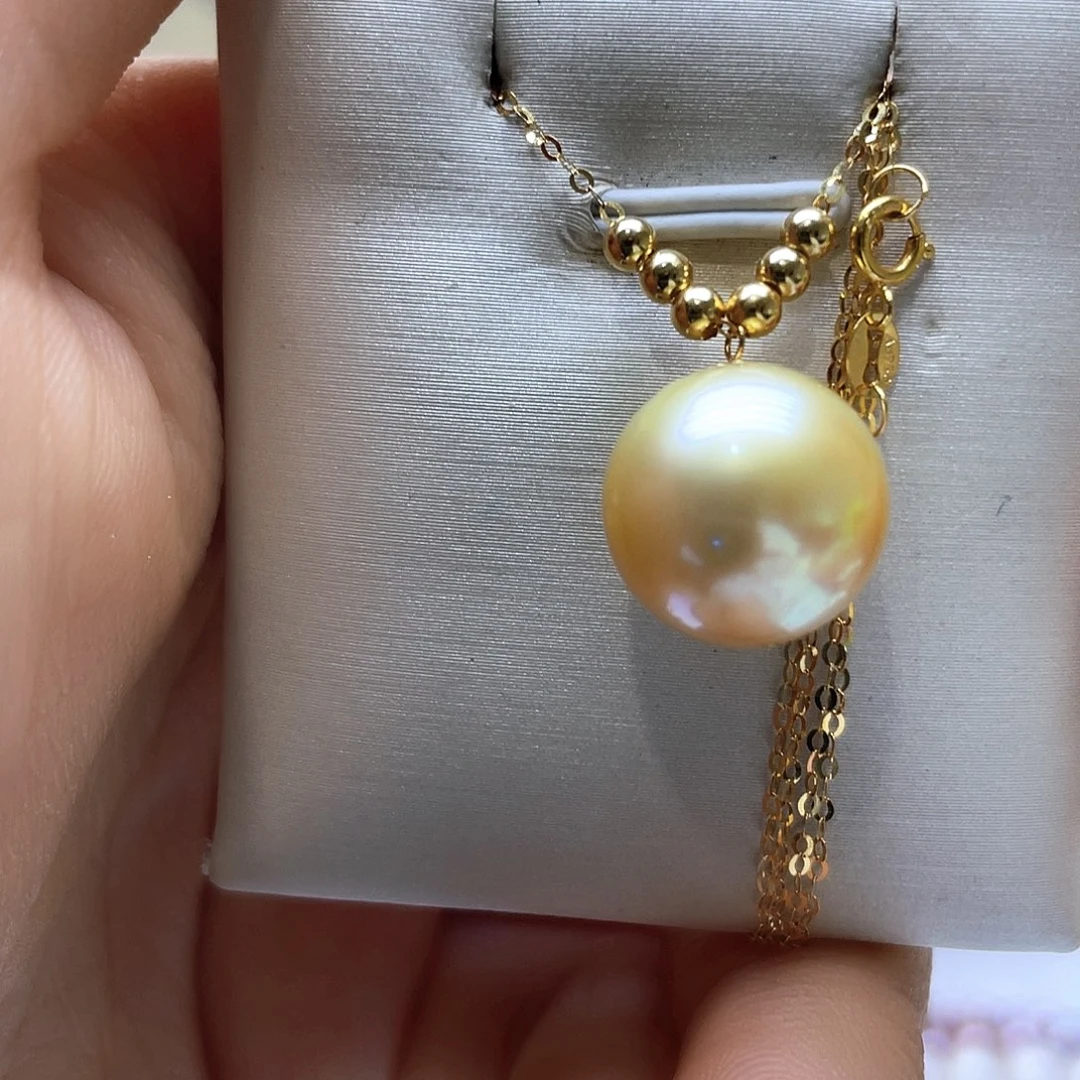 海水珍珠颈饰18K金镶嵌