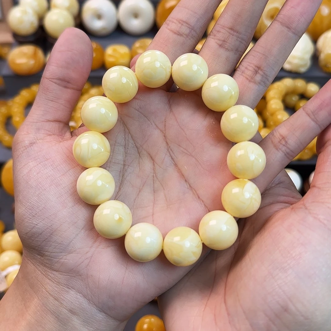 未镶嵌琥珀珠宝奇石16mm同料