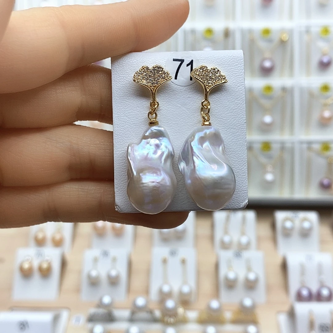 淡水珍珠颈饰银S925镶嵌