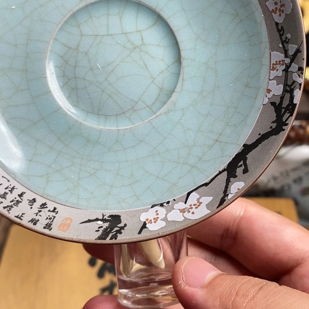 碟瓷器制作工艺精湛