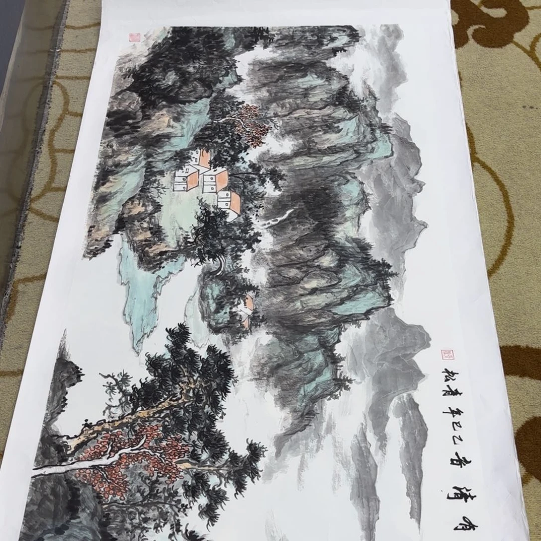 金***子国画国画老师作品刘