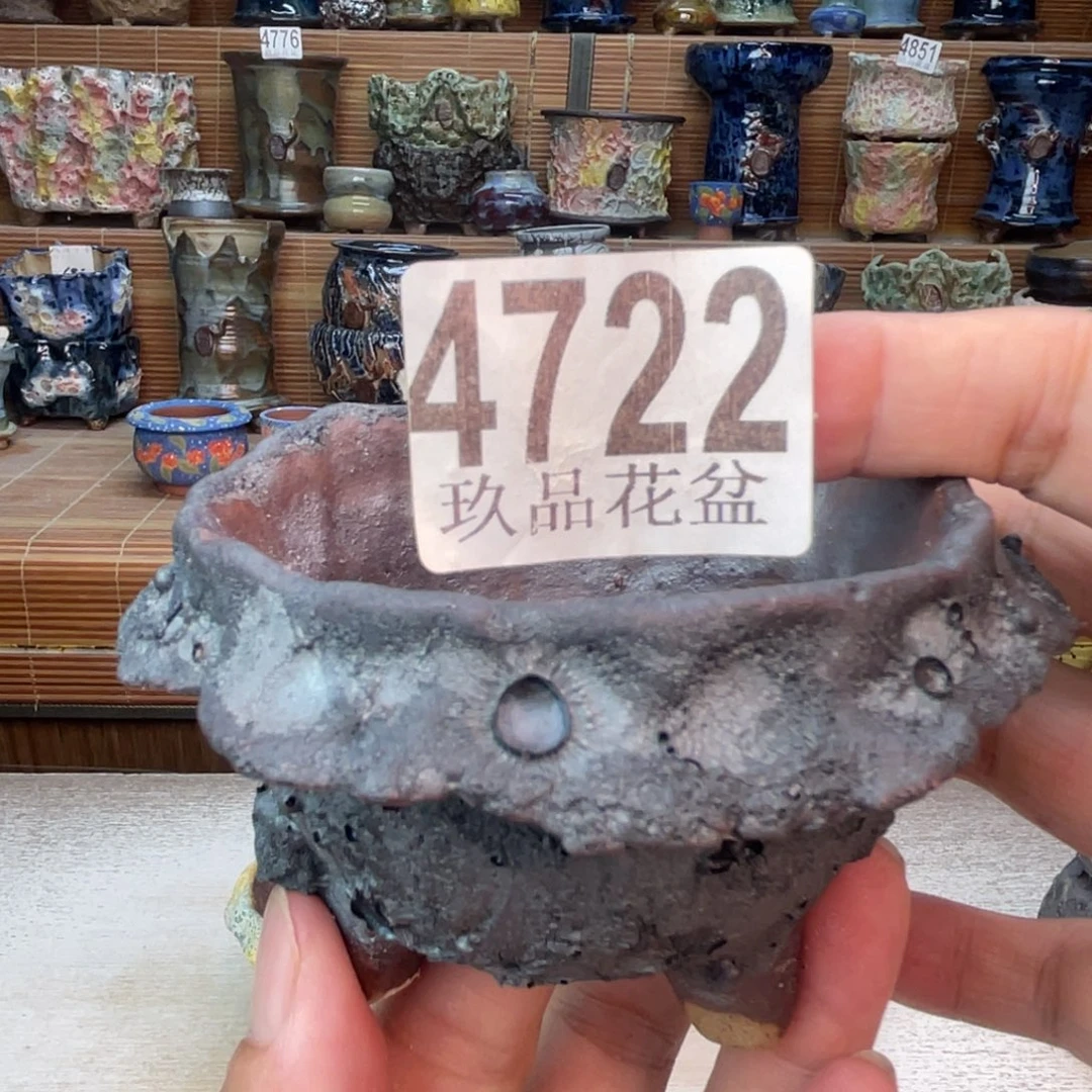 景德镇陶瓷手工花盆默认瑕疵
