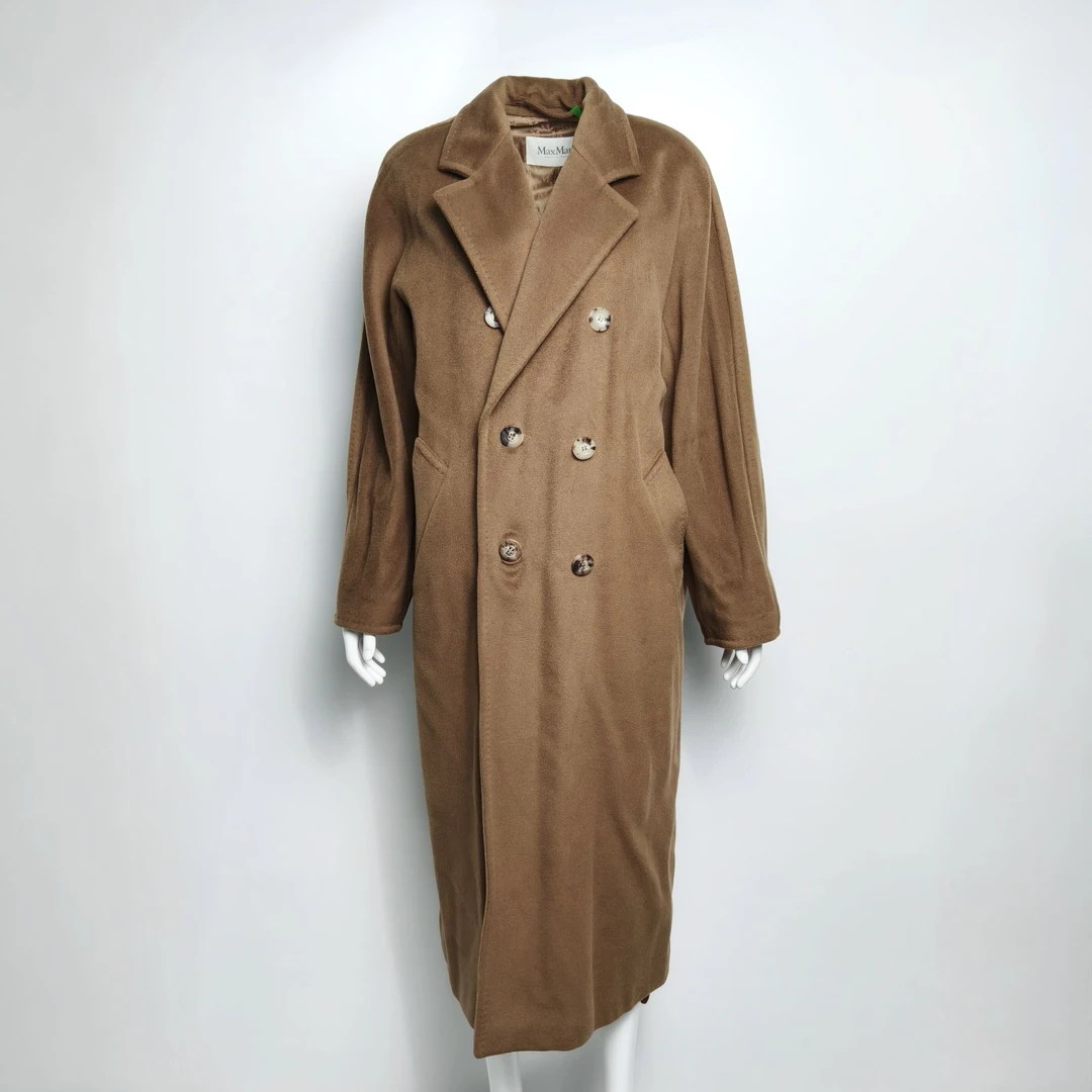 99新 MaxMara 花花Madame101801大衣 羊毛/羊绒 40码