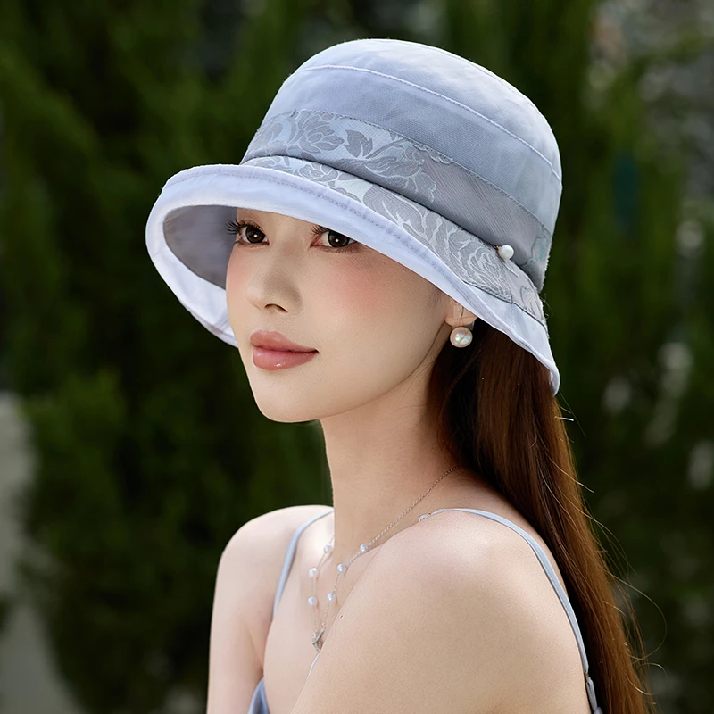 透气东大门帽子夏季女韩版防紫外线优雅大帽檐遮阳帽时尚休闲百搭