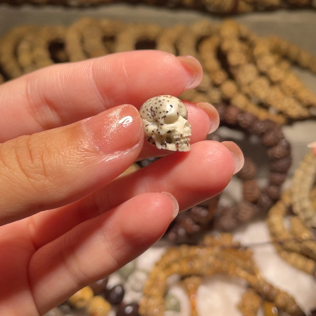 吊坠星月菩提全颚骷髅10+尺寸