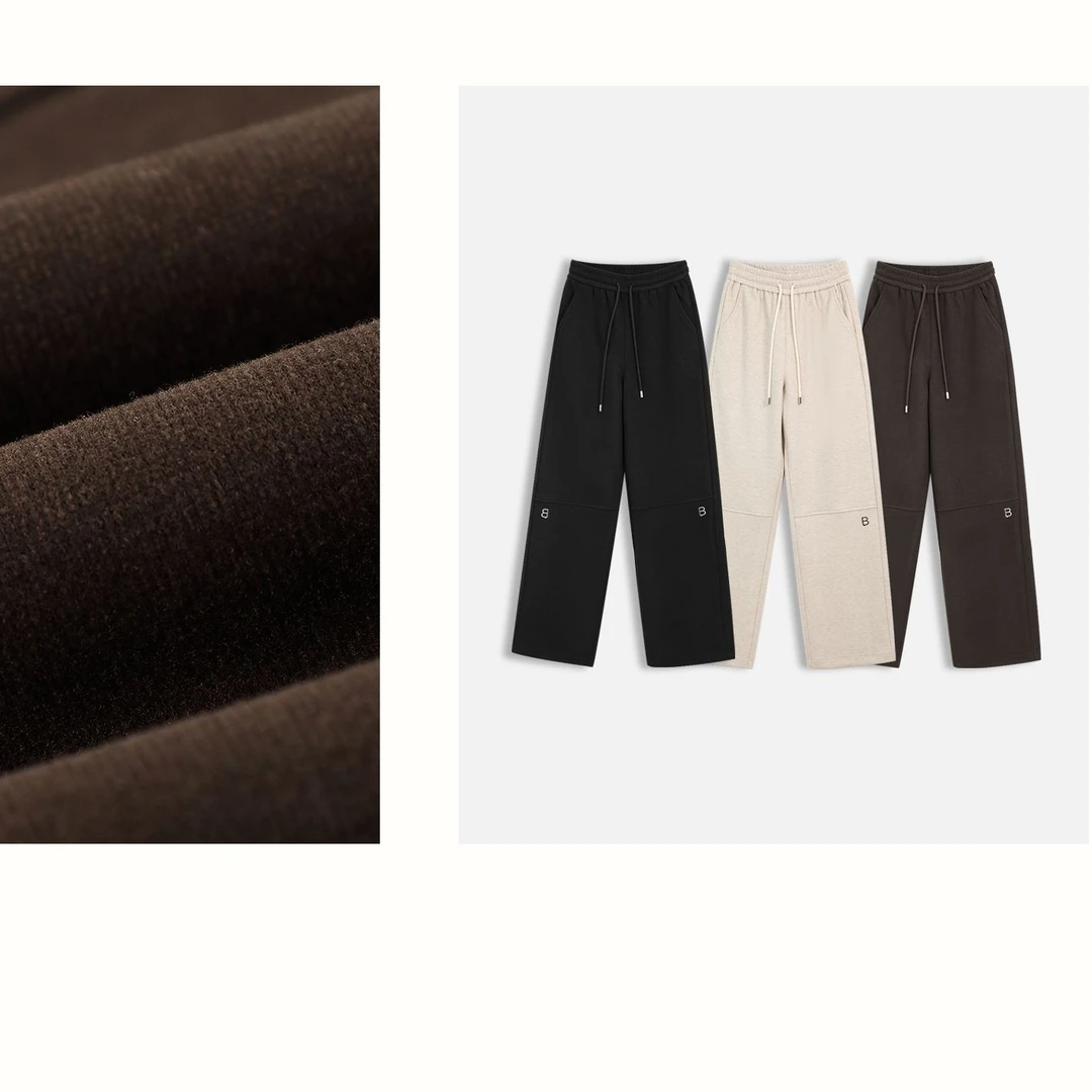 安安推荐【狂欢假日】保暖柔软直筒休闲裤CKW31115759H